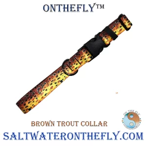 Brown Trout Collar for your best friend.