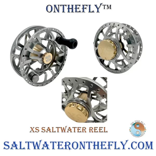 Brook Trout Rainbow Yin Yang Reels Black - Saltwater on the Fly