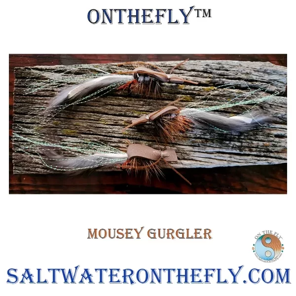 Mousey Gurgler 1/0 for pike, muskie and bass fly fishing. Great lake fly for trout as well