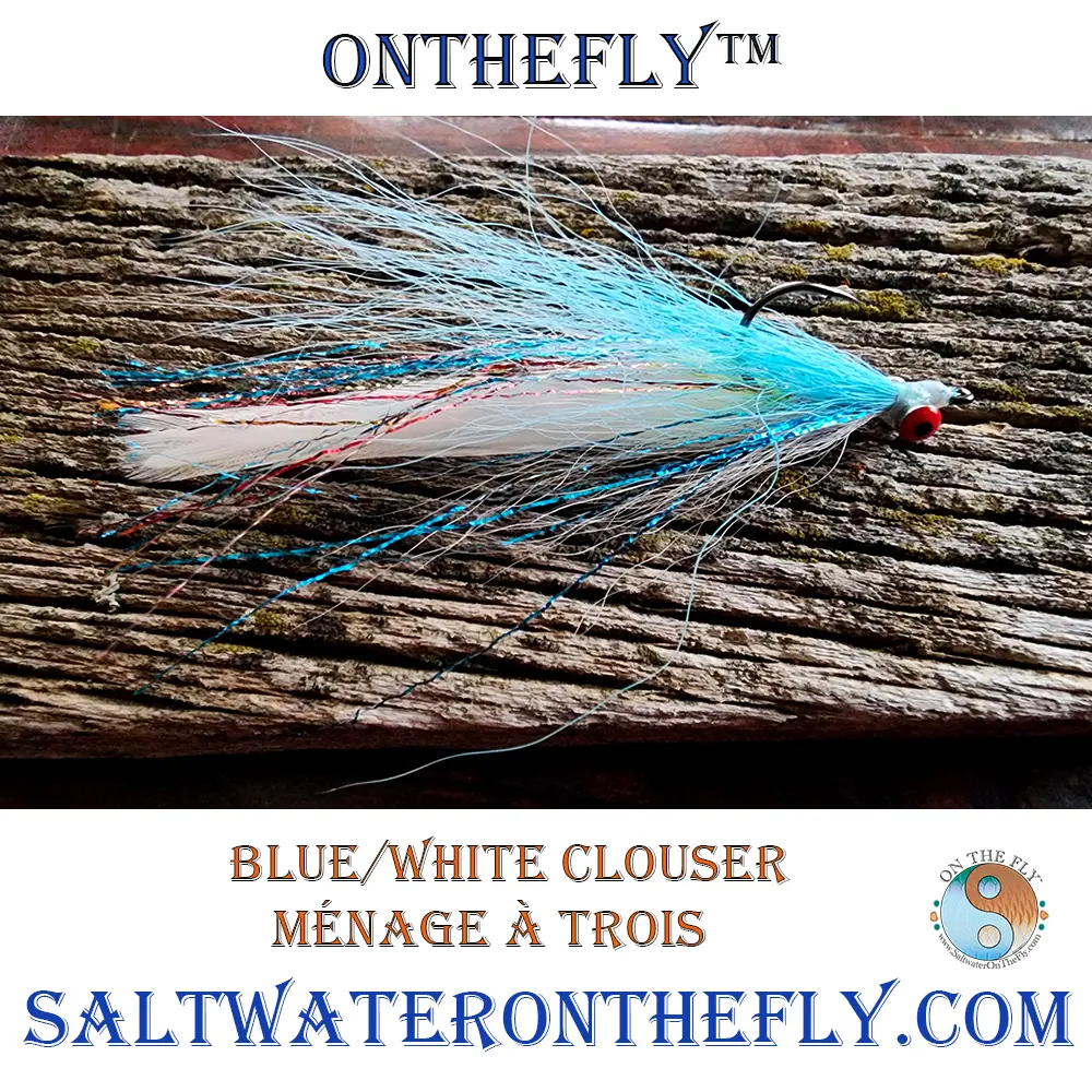 Clouser Minnows are a great striped bass fly to use while fly fishing Georgia