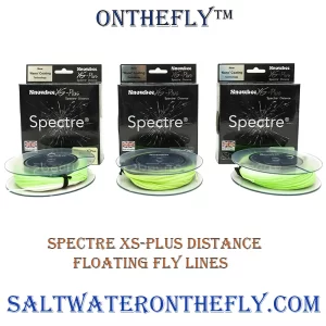 Spectre XS-Plus Distance Floating Fly Line Spectre distance floating fly lines profile allows for extended ranges. With great accuracy, making it easier to lay a presentation on to hard to reach risers and seams.