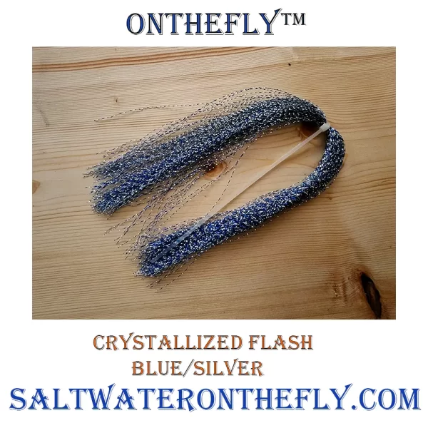 Crystallized Flash Blue/Silver by Saltwater on the Fly