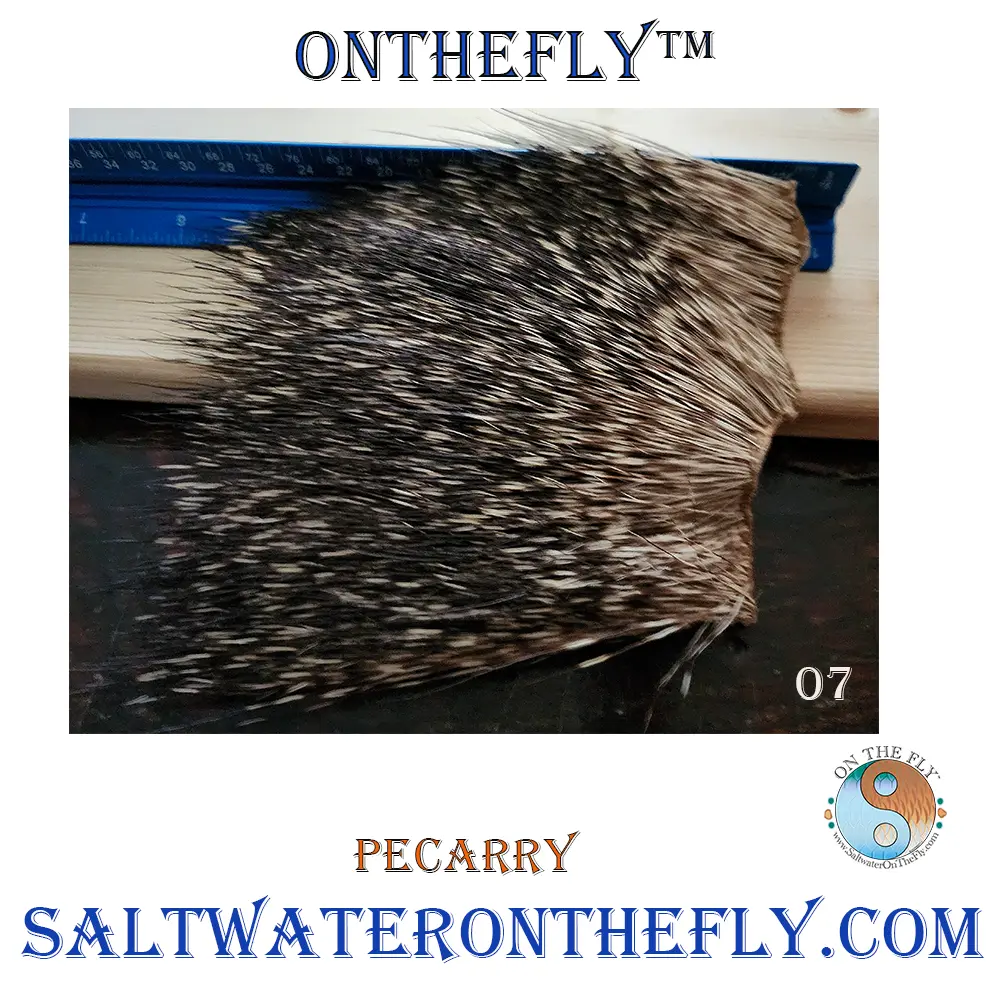 Peccary patch 7 fly tying materials saltwater on the fly 
