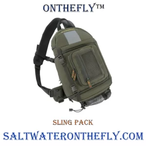 Fly Fishing Sling Bag by Snowbee make changing tippets, flies or leaders easy. Sling bag rotates over the shoulders with ease.