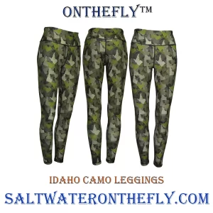 Stay in Cognito with Idaho Patterned Leggings in the forest or flats casting to tailing bonefish. Get lost in the surrounds of your adventure.