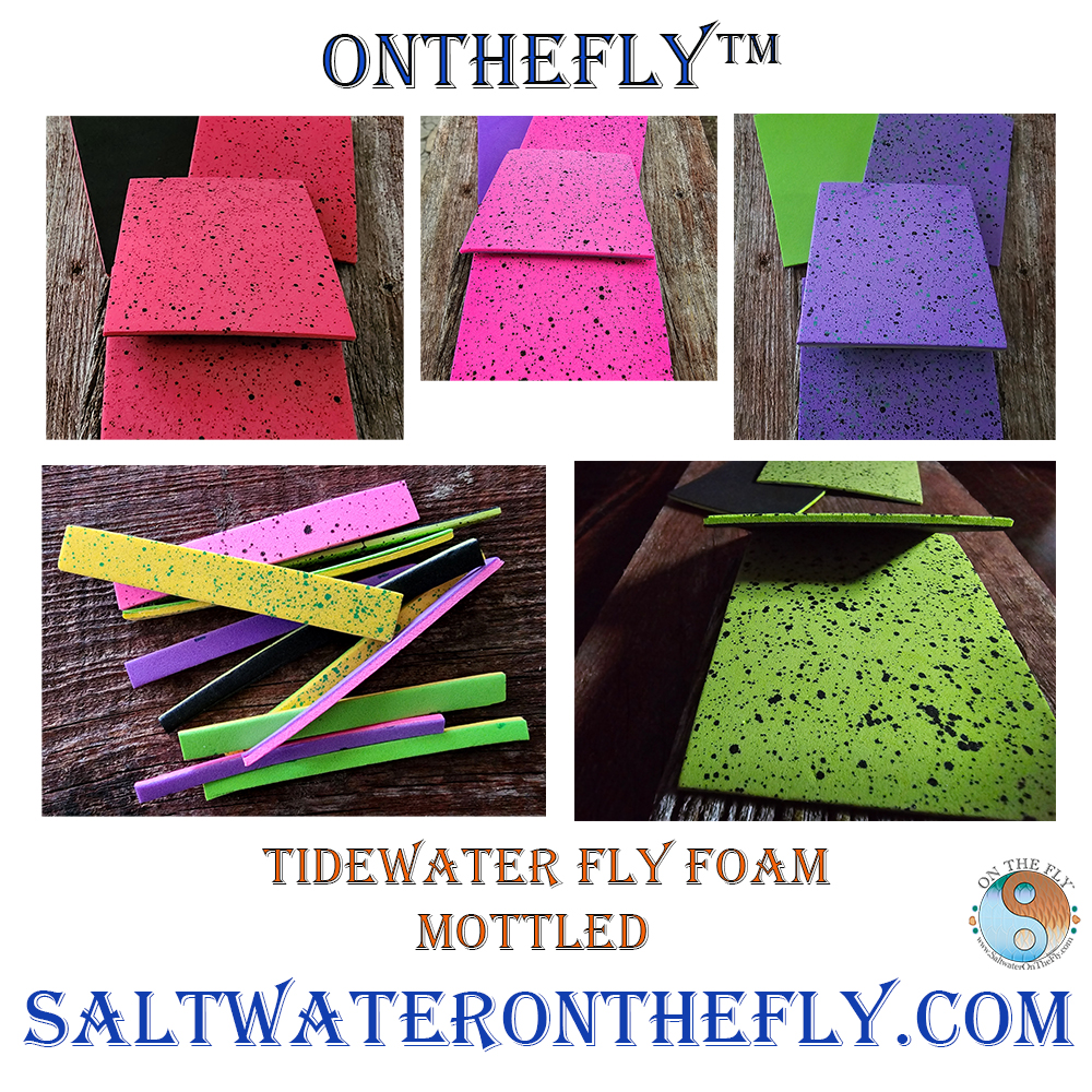 Tidewater Fly Foam for bass flies to fly fish Oklahoma Saltwater on the fly