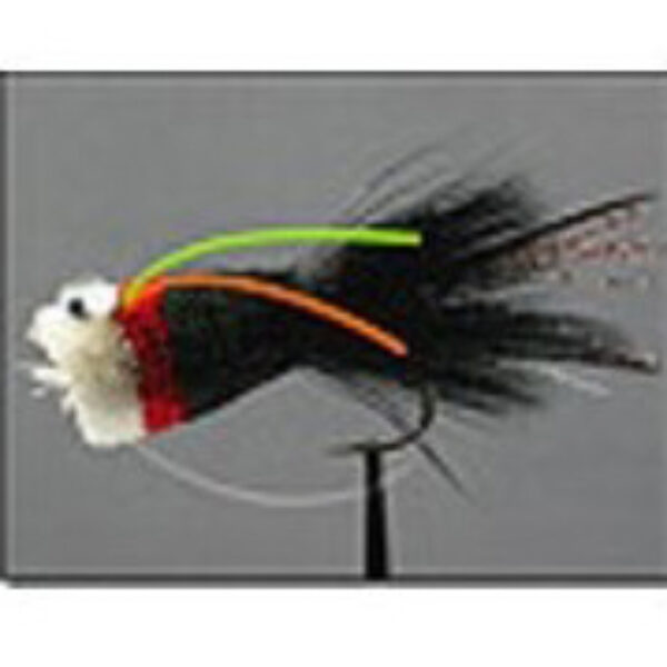 Bass Popper Deer Hair Black