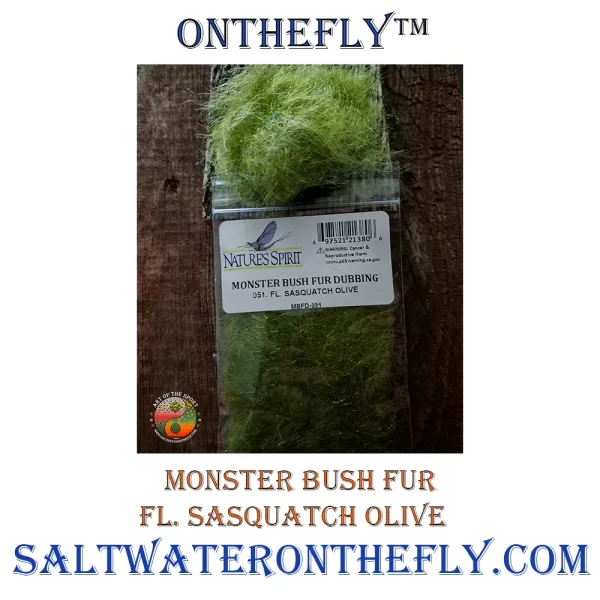 Fl. Sasquatch Olive Monster Bush Fur