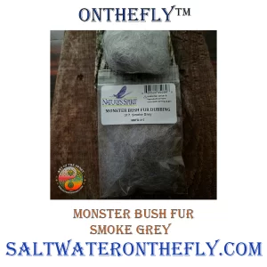 Smoke Grey Monster Bush Fur Dubbing