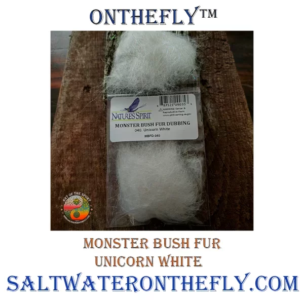 Unicorn White Monster Bush Fur