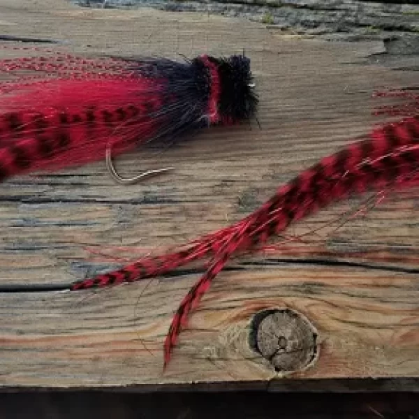 Black Red Buford Muskie Fly