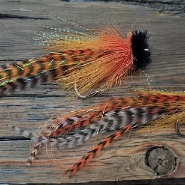 Orange Black Buford Musky Fly