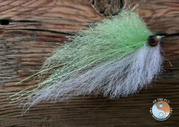 Chartreuse White Pelagic Forger Fish, Saltwater on the Fly.