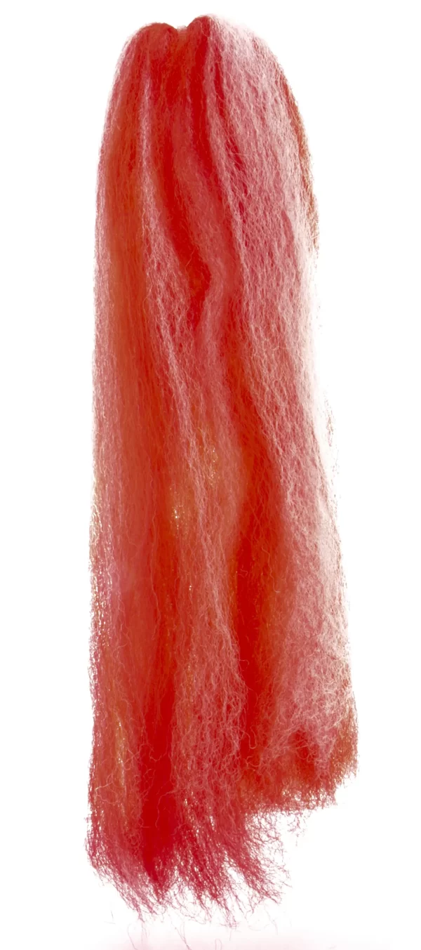 Yank of Pike Red-White Predator Fibres, Saltwater on the Fly.