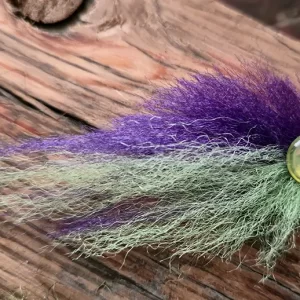 Fly Fishing a Purple-Chartreuse EP Minnow: Ultimate Guide for Bass, Trout, Musky, Pike, Tarpon, and Mahi Mahi. EP Minnow is a game-changer .