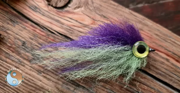 Fly Fishing a Purple-Chartreuse EP Minnow: Ultimate Guide for Bass, Trout, Musky, Pike, Tarpon, and Mahi Mahi. EP Minnow is a game-changer .