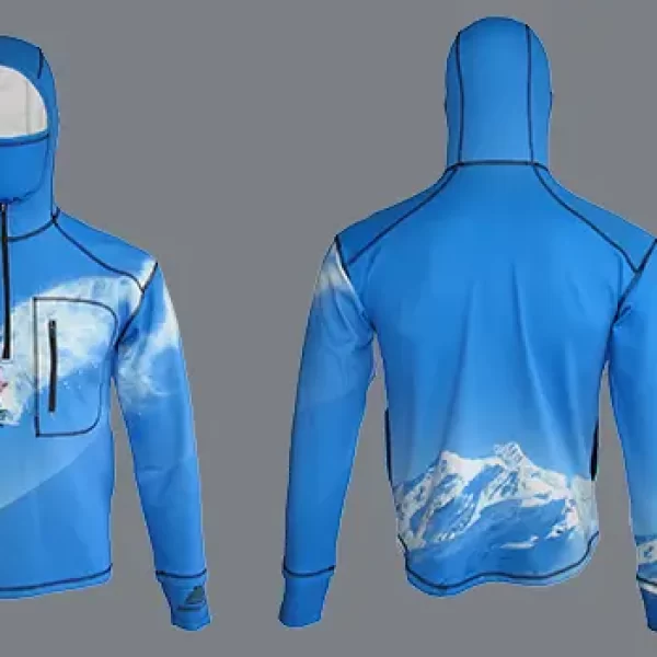 Hydrophobic Snowboarder Graphic Hoodie
