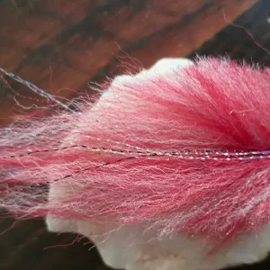 Wickedly effective world of the Red-White Pelagic Forger Minnow the Dare Devil of Pike Flies. This fly is a pike-slaying legend.