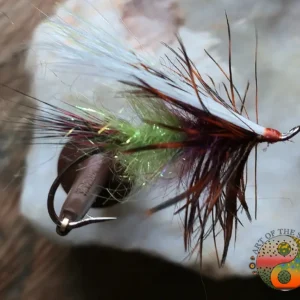 Green Flash Steelhead Salmon Fly Pattern, Saltwater on the Fly.