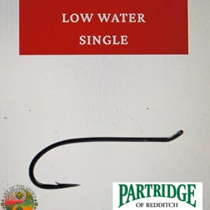 Steelhead Salmon N2 Low Water Hook Partridge N2   Black / Up-Eye Modified Limerick bend, standard wire long shanked forged salmon iron