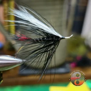 Squirrel Tail Skunk on a Alec Jackson Hook, Saltwater on the Fly.