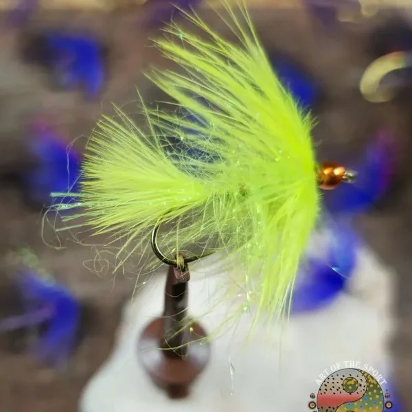 Chartreuse Orange Woolly Bugger