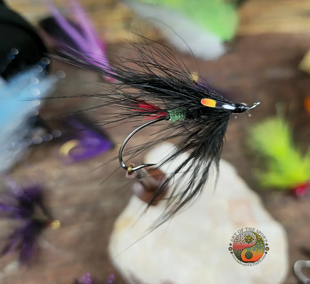 Green Butt Black Bear Swinging Skunk, Saltwater on the Fly.