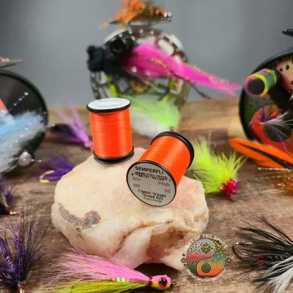 Fl. Orange 6/0 Waxed Thread