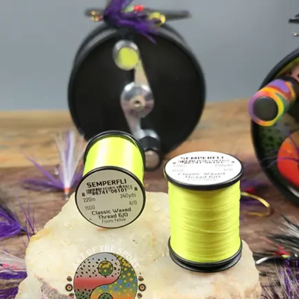 Fl. Yellow 6/0 Waxed Thread