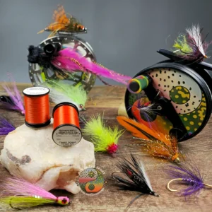 Semperfli Classic Hot Orange 6\0 Waxed Thread, Saltwater on the Fly.