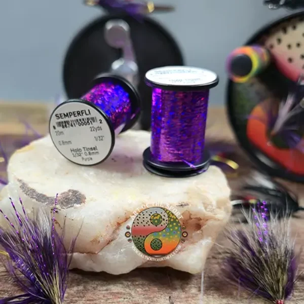 Holographic Purple Tinsel