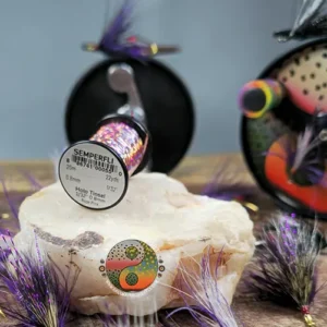 Semperfli Holographic Rose Pink Tinsel, Saltwater on the Fly.