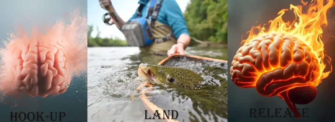 The Tug Is the Drug: A Neuroscience Shitshow, Explained by Someone Who Should Be Working Right Now You know that moment when your indicator dives, your rod loads like a stripper pole in a hurricane