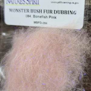 Bonefish Pink Monster Bush Fur, Saltwater on the Fly.