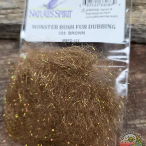 Brown Monster Bush Fur, Saltwater on the Fly.