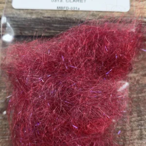Claret Monster Bush Fur, Saltwater on the fly.