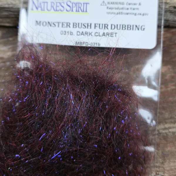 Dark Claret Monster Bush Fur