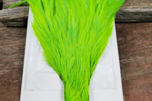 Ewing Hackle Hen Cape Green Chartreuse 1. 3 Ewing Hackle Green Chartreuse Hen Cape, Saltwater on the Fly.