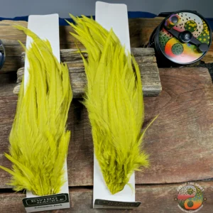 Ewing Hackle Yellow Chartreuse Schlappen, Saltwater on the Fly