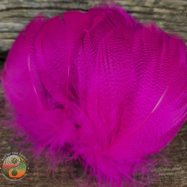 Fluorescent Hot Pink Mallard Spey