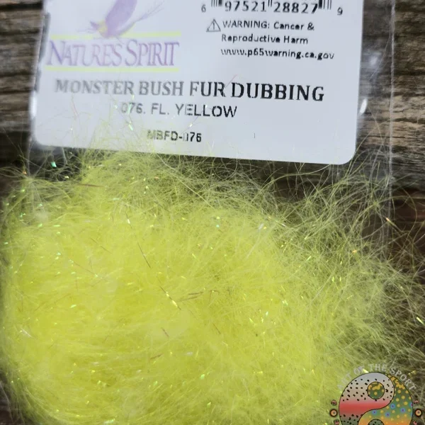 Fluorescent Yellow Monster Bush Fur
