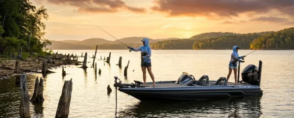 Fly Fishing Bass at Lake Guntersville, Alabama