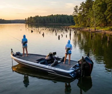Fly Fishing for Bass at West Point Lake Georgia, Saltwater on the Fly.