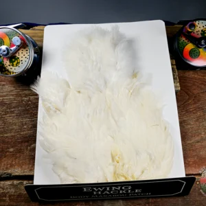 White Chickabou Body Marabou, Saltwater on the Fly.