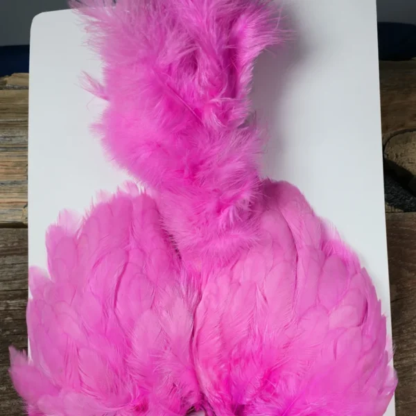Bright Pink Chickaboo Body Marabou Patch