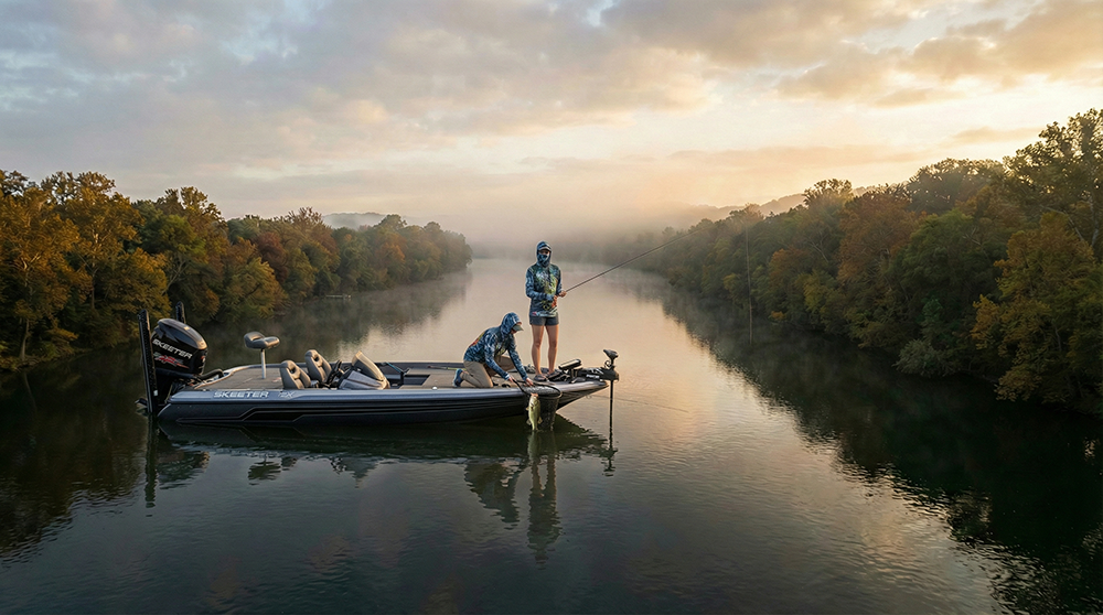 Fly Fishing For Bass on O. H. Ivie Lake Texas