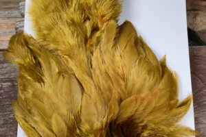 Golden Olive Chickaboo Body Marabou Patch 1. 3 Golden Olive Chickaboo Body Marabou Patch, Saltwater on the fly.