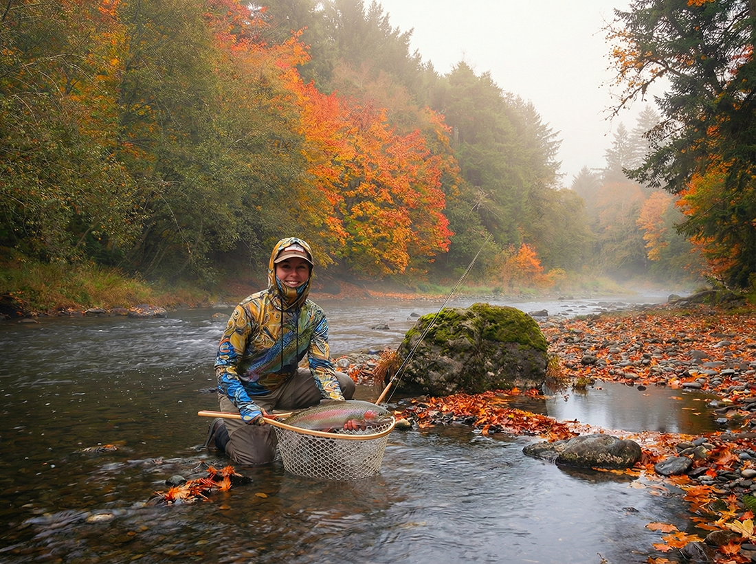 Trask River Steelhead Fly Fishing Oregon 2. 3