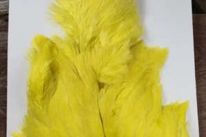Yellow Chickaboo Body Marabou Patch 1. 3 Yellow Chickaboo Body Marabou Patch, Saltwater on the Fly