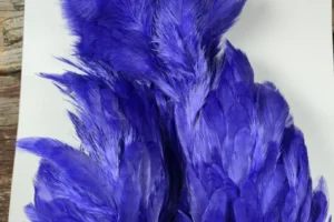 Bright Purple Chickaboo Body Marabou Patch 1. 3 Bright Purple Chickabou Body Marabou Patch, Saltwater on the Fly.